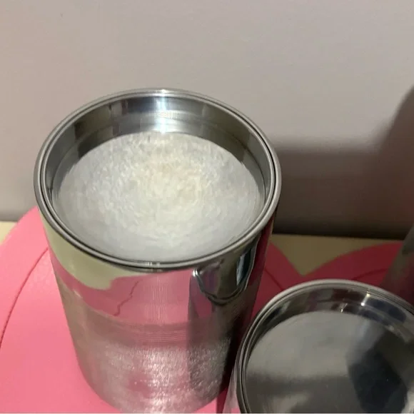 Vera Wang Silver Textured Candle Holder Set - Picture 3 of 8